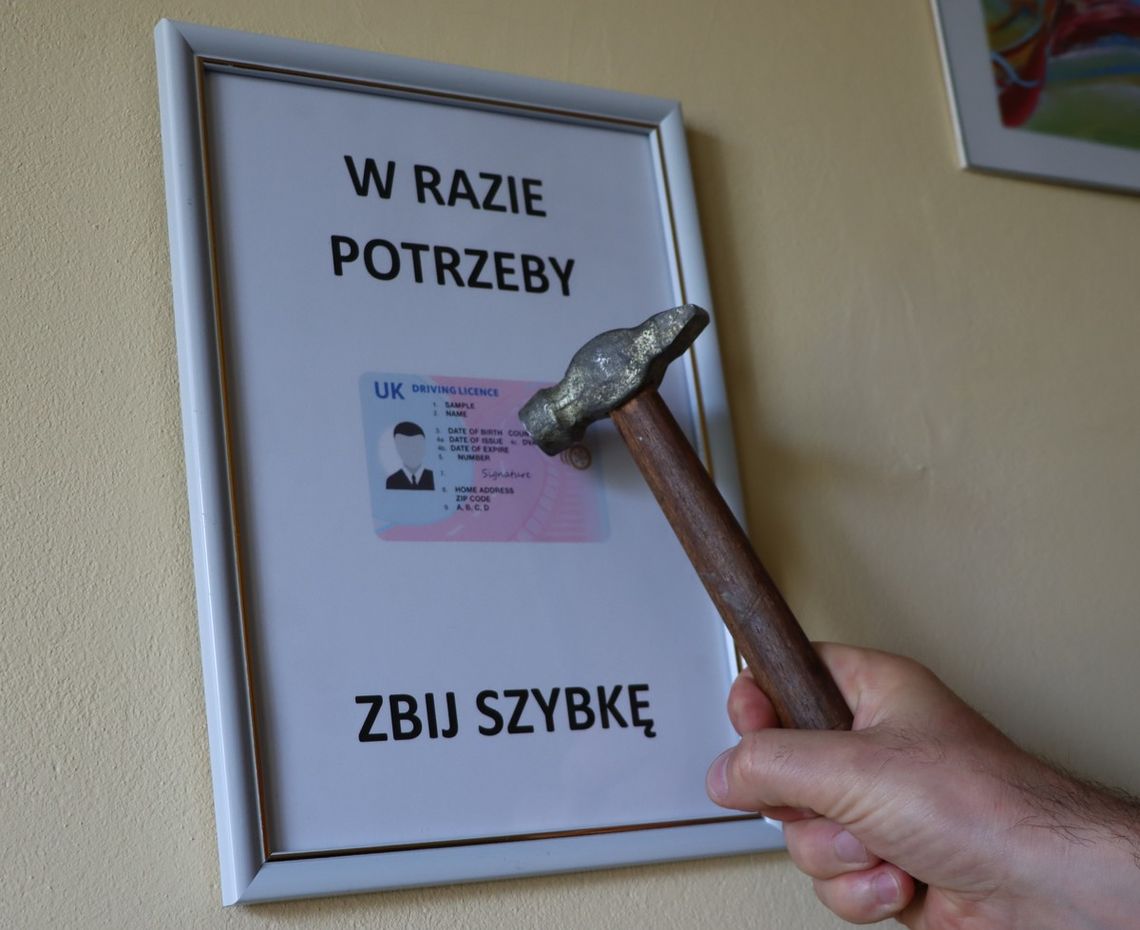 "W razie potrzeby zbij szybkę" - żona dała mu takie prawko na rocznicę ślubu, podczas kontroli pokazał je policjantom