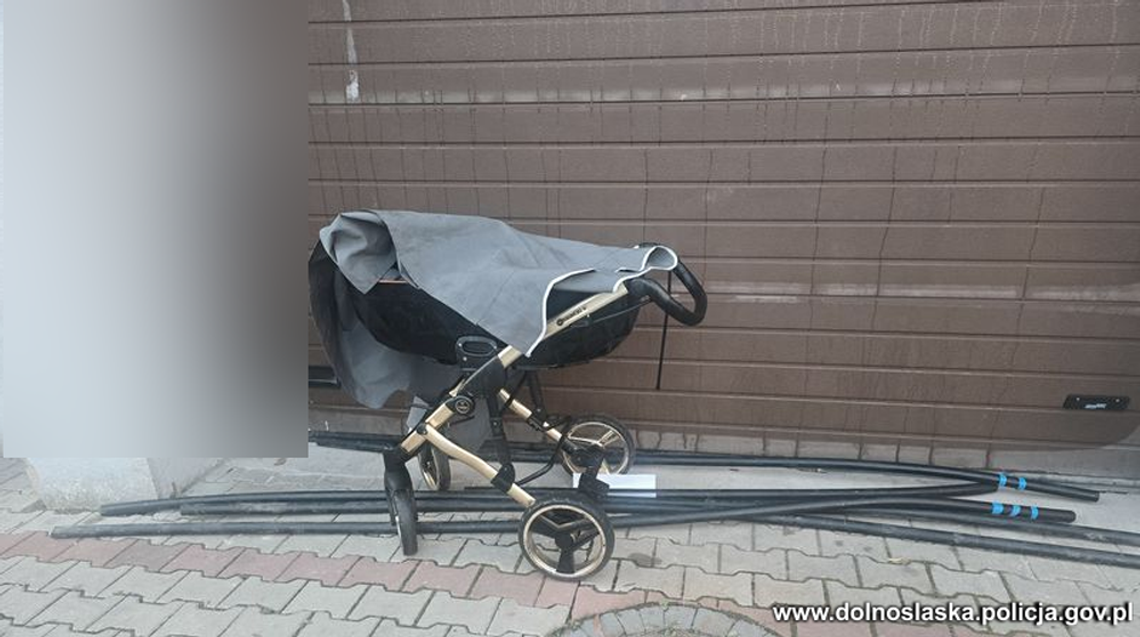 W środku nocy pchał przez miasto wózek dziecięcy. Miał w nim kradzione kable W środku nocy pchał przez miasto wózek dziecięcy. Miał w nim kradzione kable