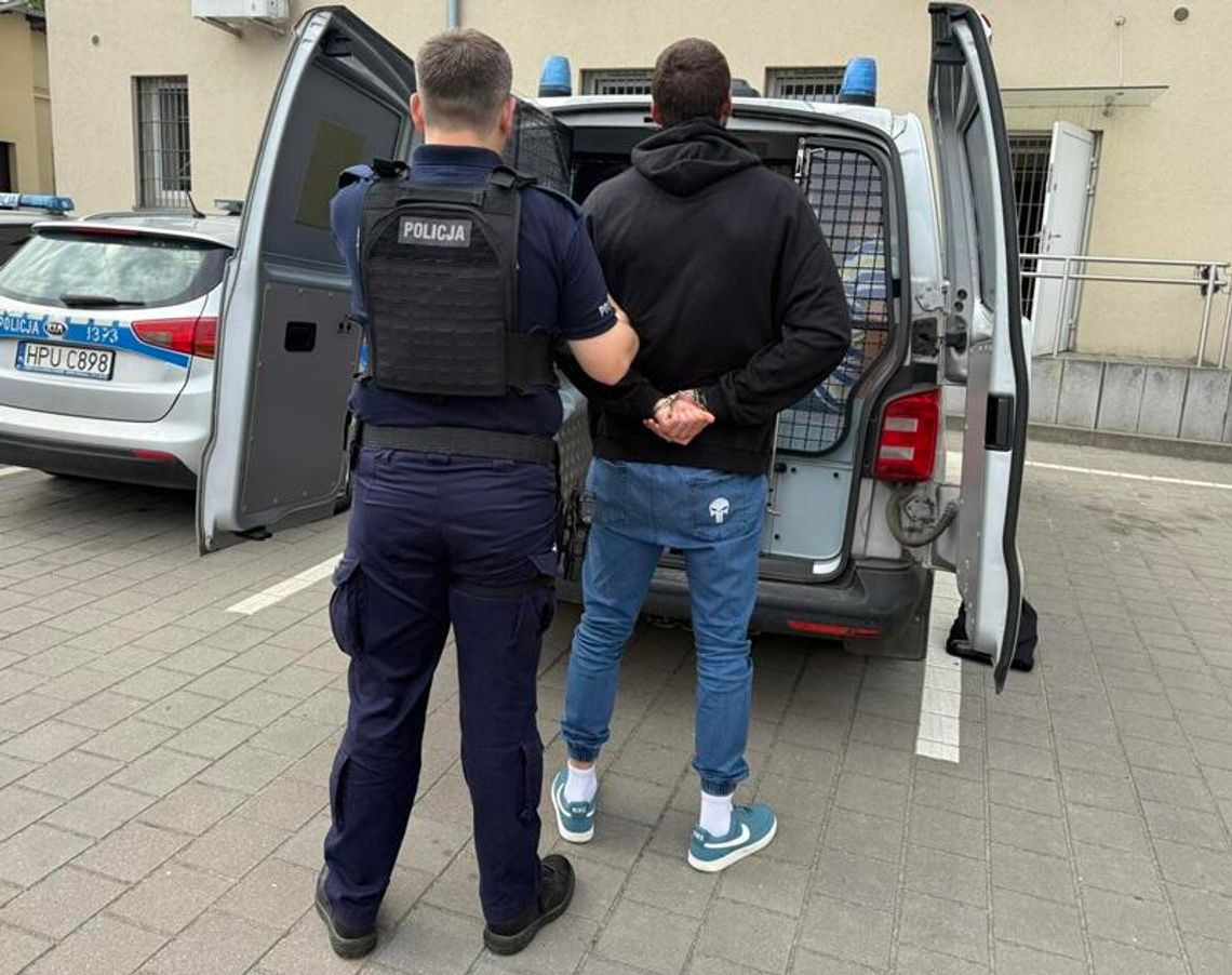 W środku nocy szedł z podejrzanym baniakiem. 25-latek zatrzymany z płynną amfetaminą