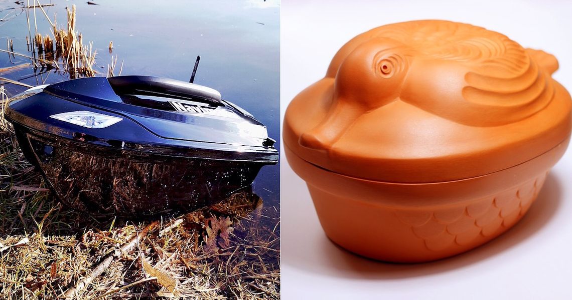 Wędkarz padł ofiarą perfidnego oszustwa. Zamówił łódź zanętową, w paczce znalazł garnek-kaczkę