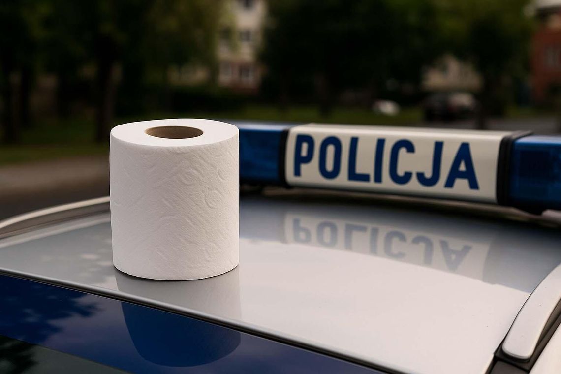 Weszli do sklepu przez okno po... papier toaletowy. Chcieli, żeby wyszło śmiesznie, złapała ich policja