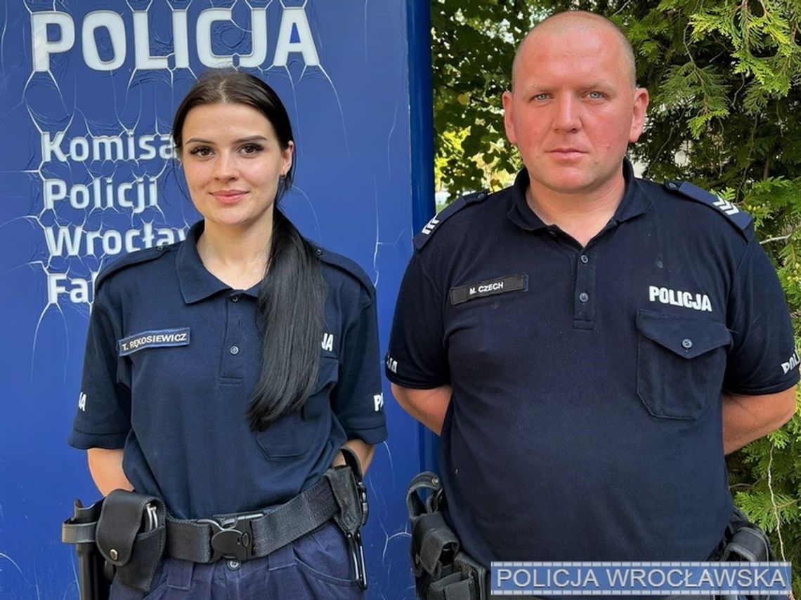 Wpadł do rzeki i nie umiał wyjść na brzeg. Policjanci uratowali 49-latka przed utonięciem