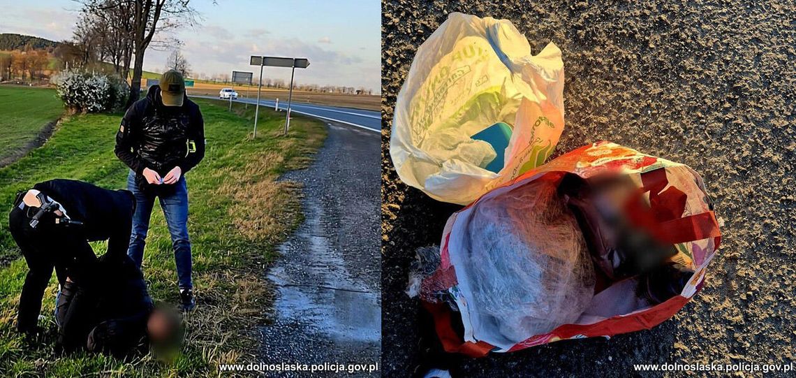 Wyglądało, jakby wracał z zakupów, ale torby były pełne narkotyków. Mężczyzna jest recydywistą Wyglądało, jakby wracał z zakupów, ale torby były pełne narkotyków. Mężczyzna jest recydywistą