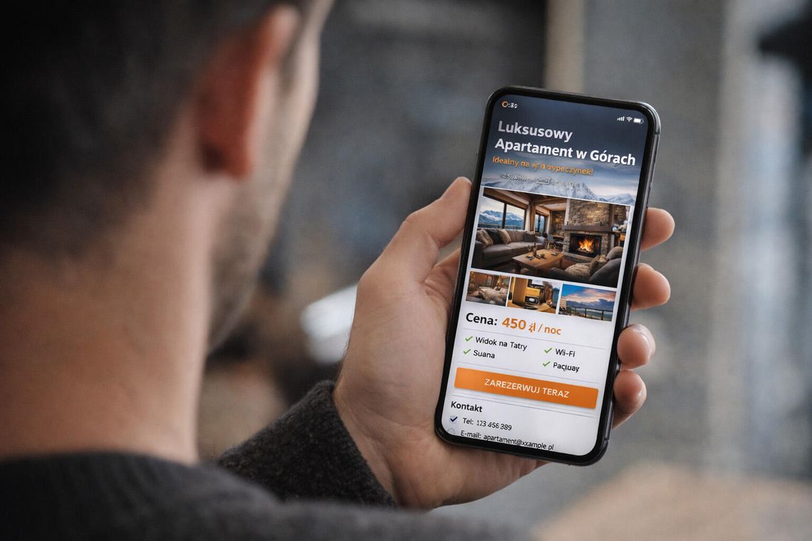 Wynajął apartament na Sylwestra w Zakopanem, wpłacił zaliczkę i kontakt się urwał. Oferta była oszustwem