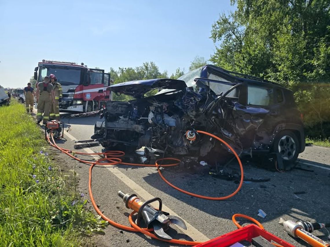 Wypadek z udziałem pięciu samochodów osobowych na Śląsku. Lądował śmigłowiec medyczny