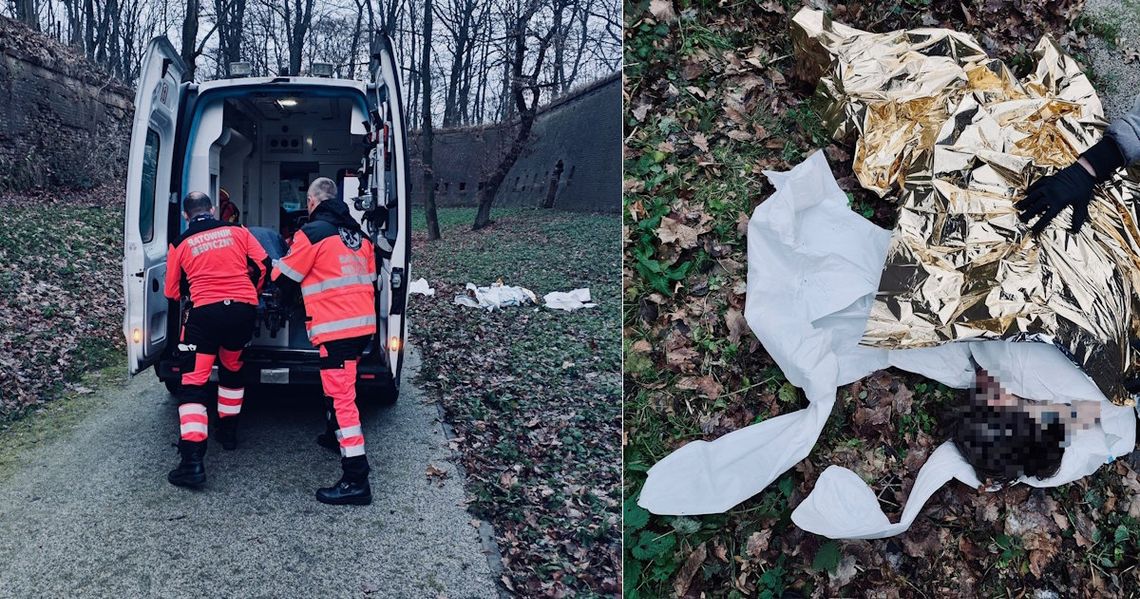 Wyszła w nocy bez ubrań i błąkała się przez kilka godzin. Nagą kobietę uratowali policjanci Wyszła w nocy bez ubrań i błąkała się przez kilka godzin. Nagą kobietę uratowali policjanci