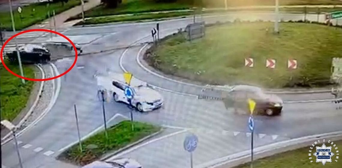 Z ponad trzema promilami nie zauważyła ronda. Przejechała przez środek i uderzyła w słup Z ponad trzema promilami nie zauważyła ronda. Przejechała przez środek i uderzyła w słup