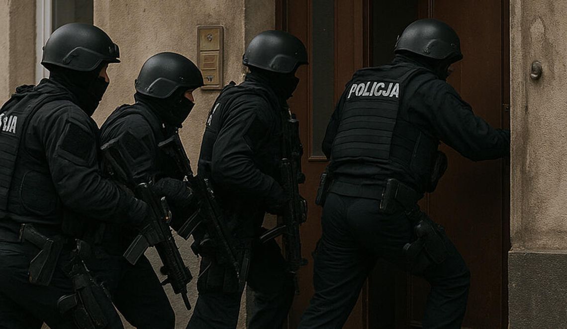 Zaatakował żonę, a potem zabarykadował się w mieszkaniu z synem. Negocjacje nie pomogły, weszli kontrterroryści
