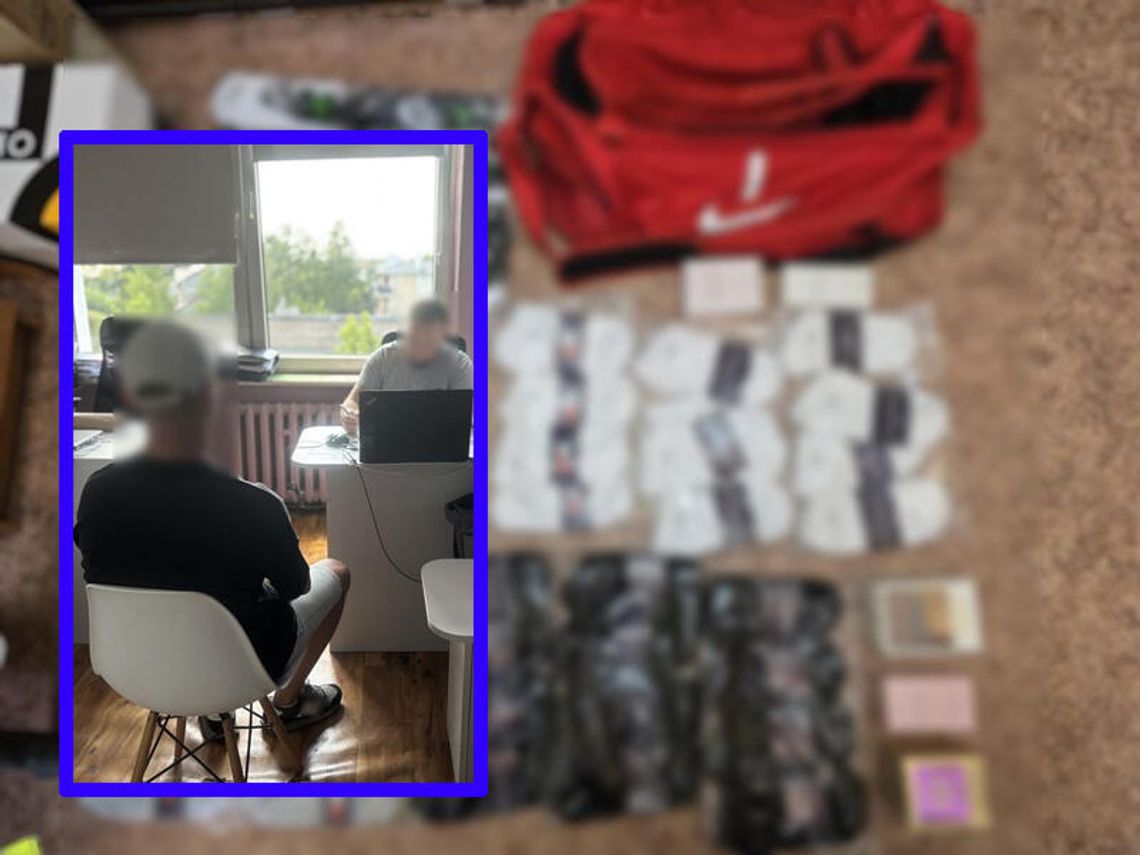 Zainwestował w podrabiane skarpetki, ale biznes nie wyszedł. Mężczyznę namierzyła policja