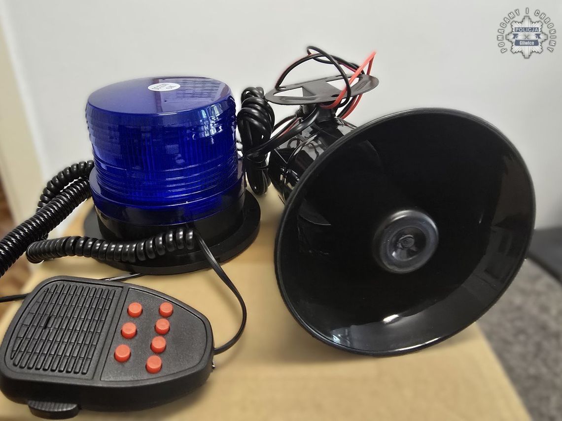 Zamontował policyjnego koguta na swoim BMW i szalał na sygnałach po osiedlowych uliczkach