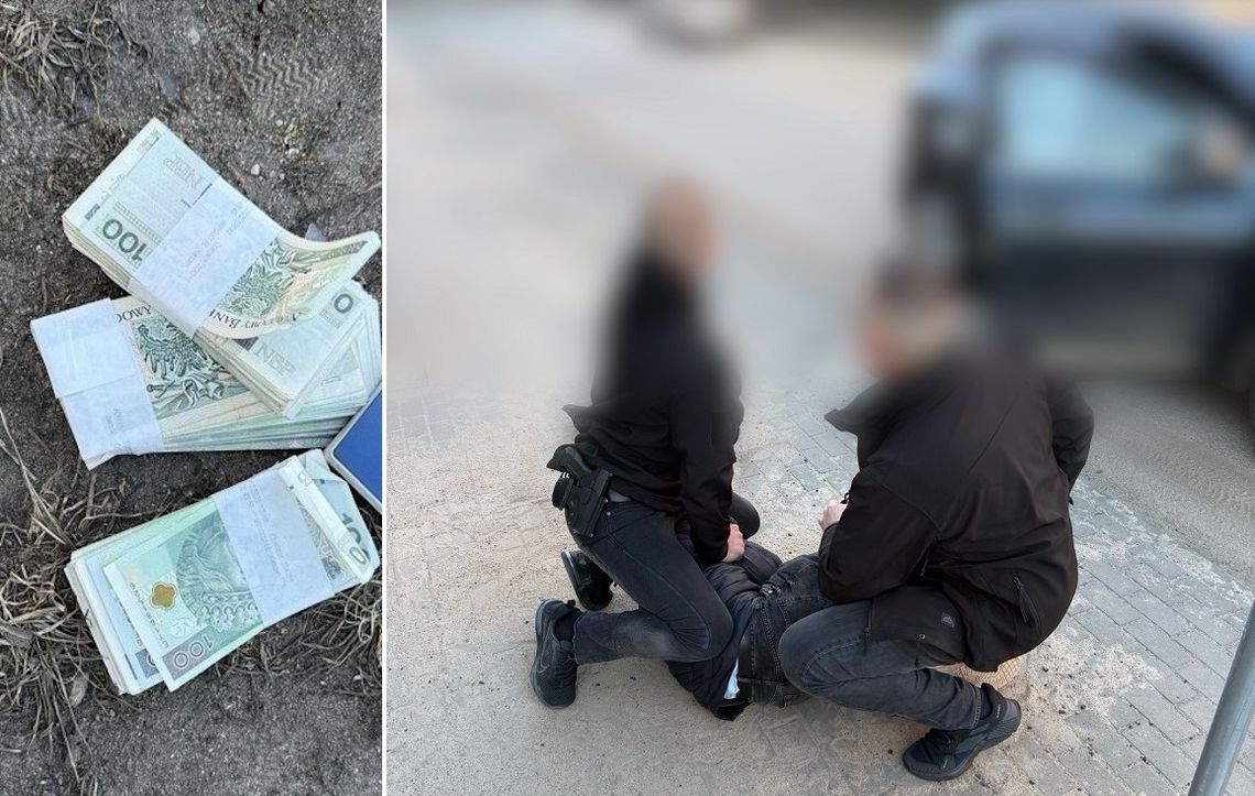 Zasadzka na 27-letniego oszusta. Policjanci dopadli go, gdy przyszedł odebrać 50 tysięcy od kobiety Zasadzka na 27-letniego oszusta. Policjanci dopadli go, gdy przyszedł odebrać 50 tysięcy od kobiety