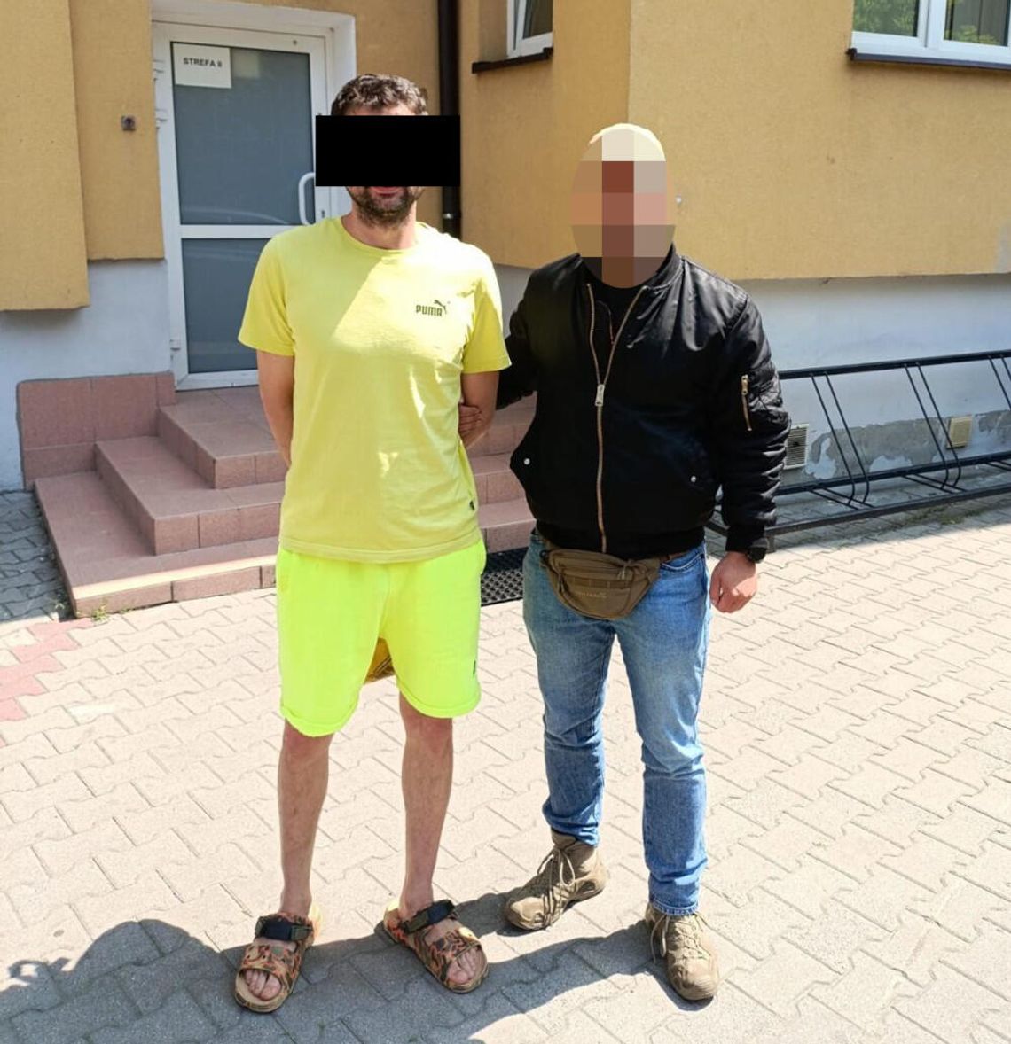 Zatrzymanie na myjni samochodowej. Ścigany listem gończym Ukrainiec prosto z pracy trafił za kraty