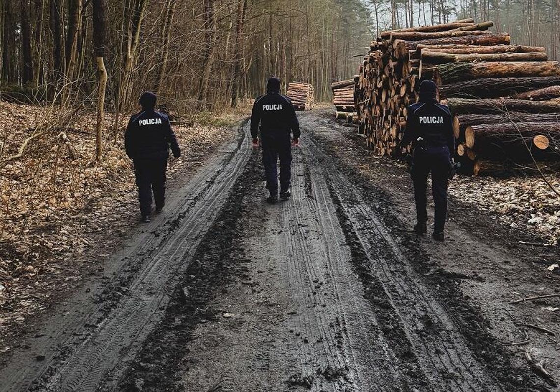 Zgubili się w lesie i słyszeli odgłosy wystrzałów. Przerażeni mężczyźni wezwali na pomoc policję