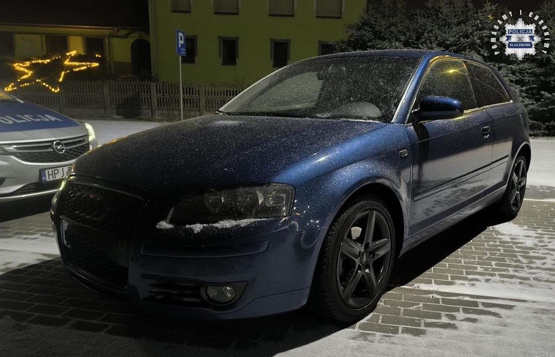 Zlany potem za kierownicą audi. Policjanci znaleźli narkotyki w aucie i mieszkaniu 40-latka