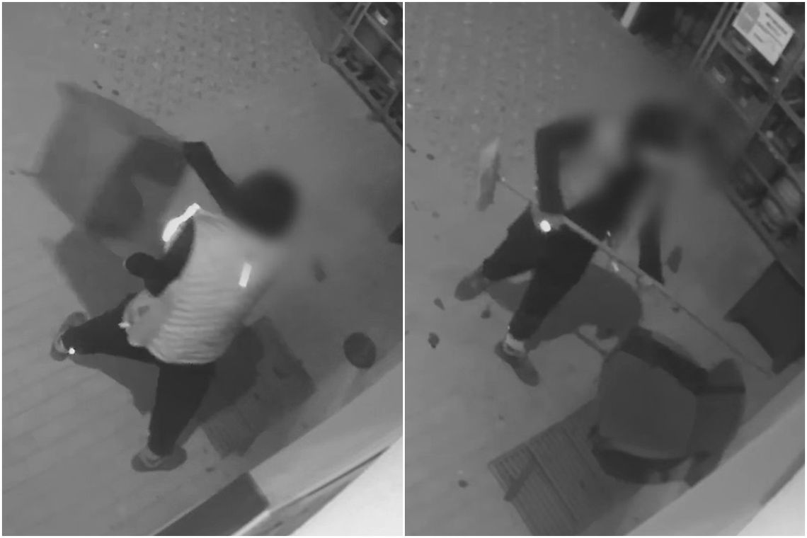 Złodziej nieudacznik próbował włamać się do sklepu, ale tylko uszkodził drzwi i okna. Teraz grozi mu 5 lat