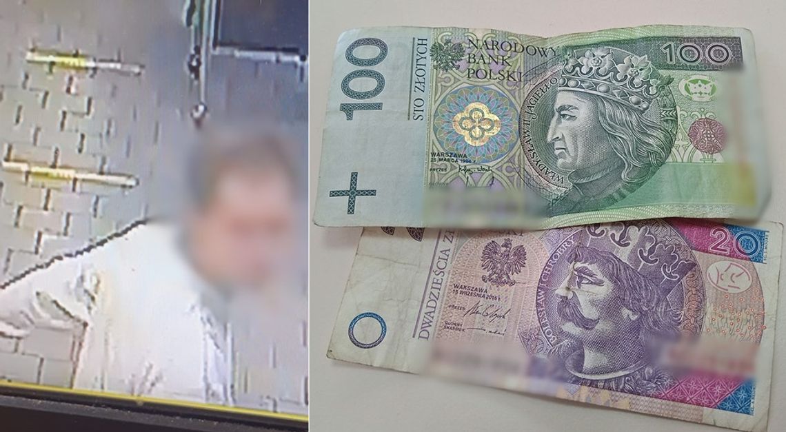 Znalazł portfel i wyciągnął z niego 120 złotych. Zamiast zyskać zapłaci 500 złotych mandatu