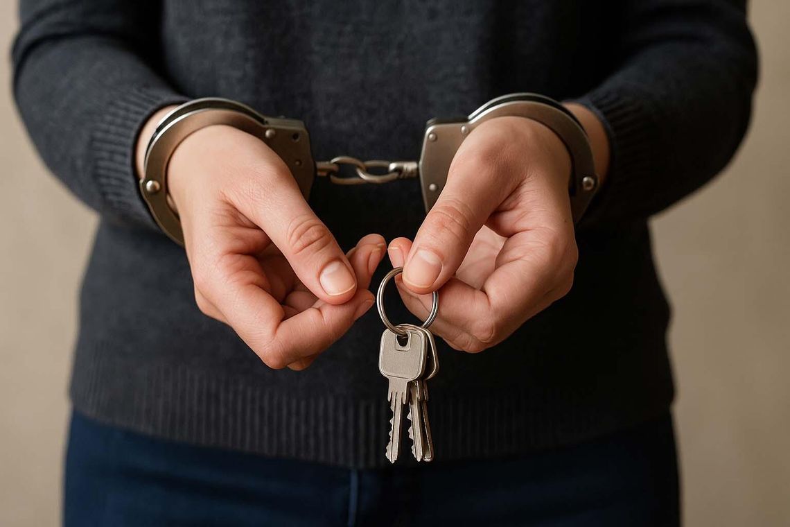 Znalazła klucze do mieszkania sąsiadki i wchodziła, gdy jej nie było. Wpadła dopiero, gdy syn zamontował kamerę