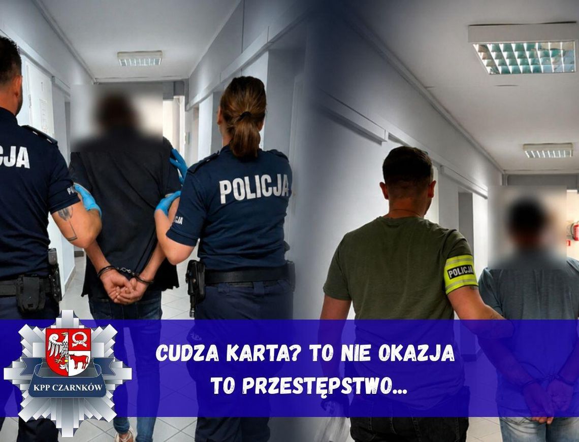 Znaleźli kartę, płacili jak swoją, a gdy została zablokowana, zanieśli na policję. Obaj zostali zatrzymani Znaleźli kartę, płacili jak swoją, a gdy została zablokowana, zanieśli na policję. Obaj zostali zatrzymani