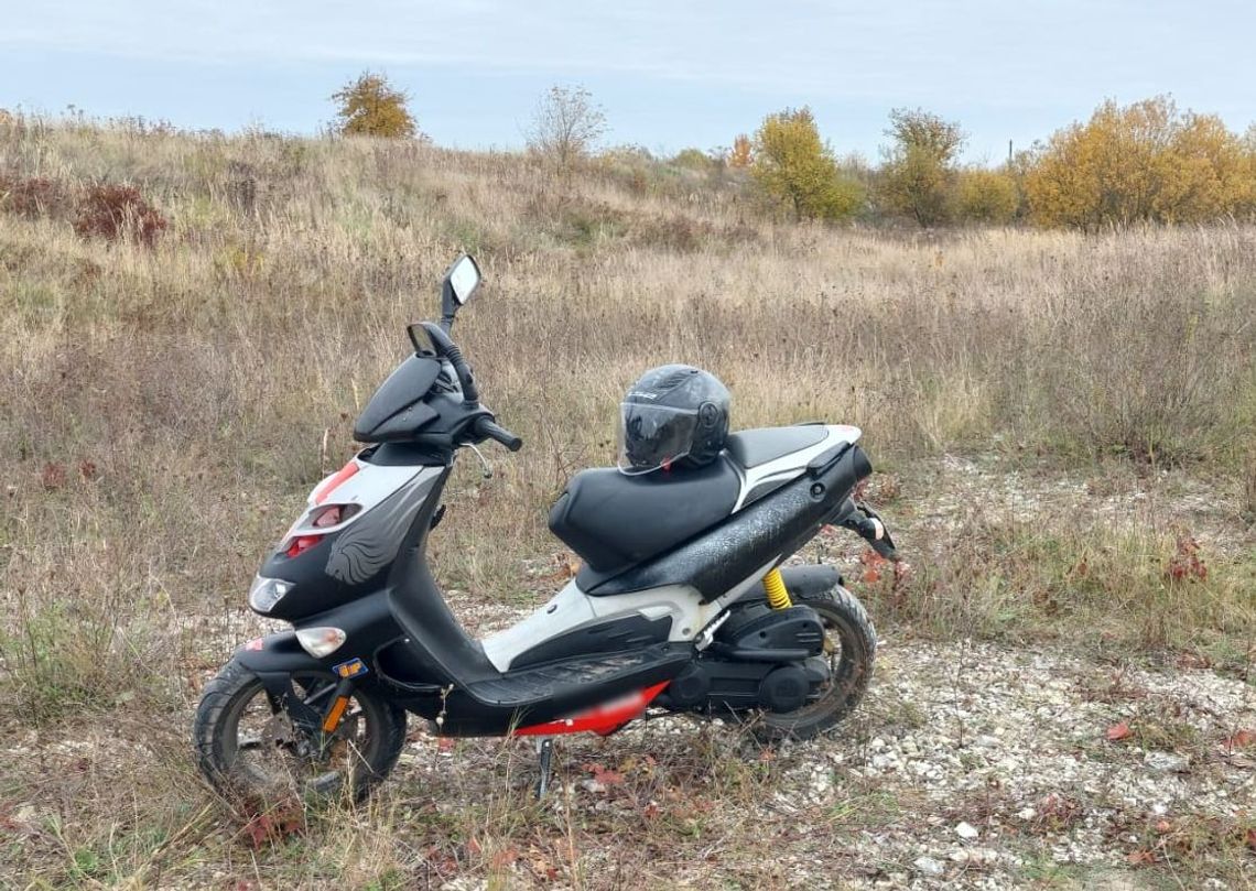 Zostawił motorower przed stacją paliw, gdy wrócił już go nie było. Złodziejem okazał się 14-latek