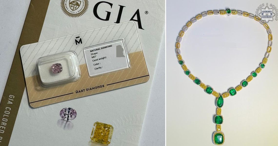 Zuchwała kradzież diamentów wartych ponad 15 milionów złotych. Policjanci zatrzymali dwoje Romów