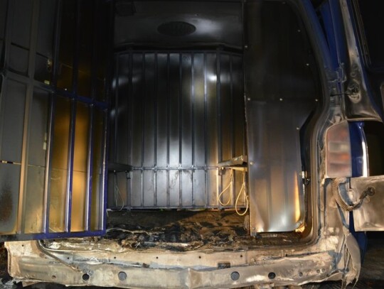 bielawa podpalenie radiowozu 2