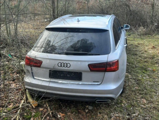 audi w lesie bez opon (3)