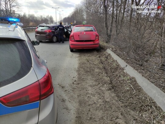 dabrowa gornicza poscig kradziez narkotyki 1