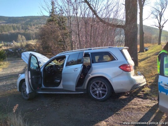 kamienna gora mercedes kradziony