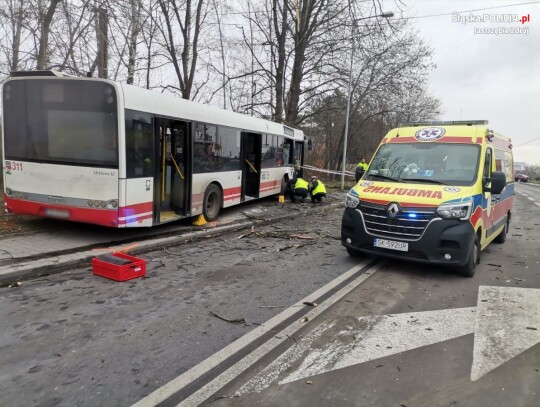 jastrzebie zdroj wypadek autobusu 2