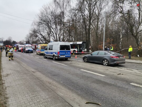 jastrzebie zdroj wypadek autobusu 6