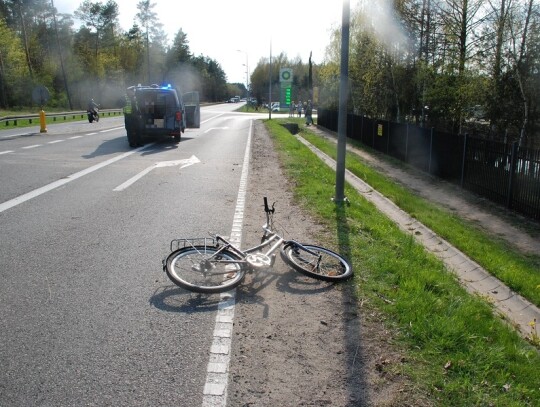 sieroczyn potracenie rowerzystki 1