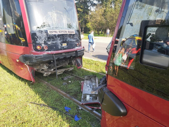 lodz zderzenie tramwajow 6