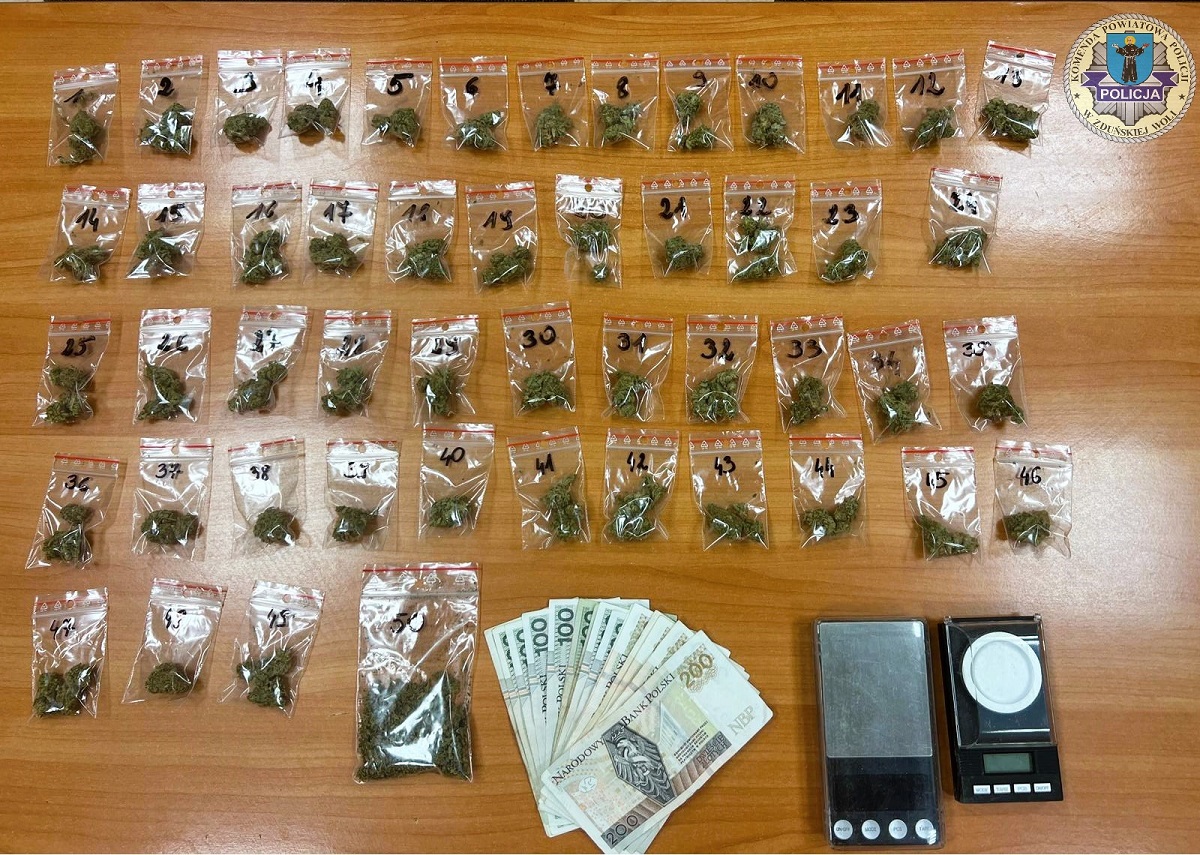 29-year-old from Zduńska Wola detained with marijuana near children
